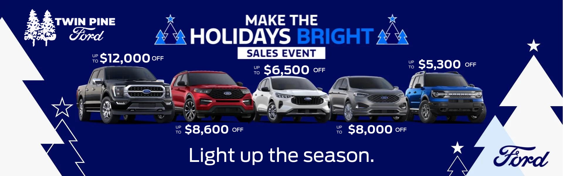 Make the Holidays Bright Sales Event